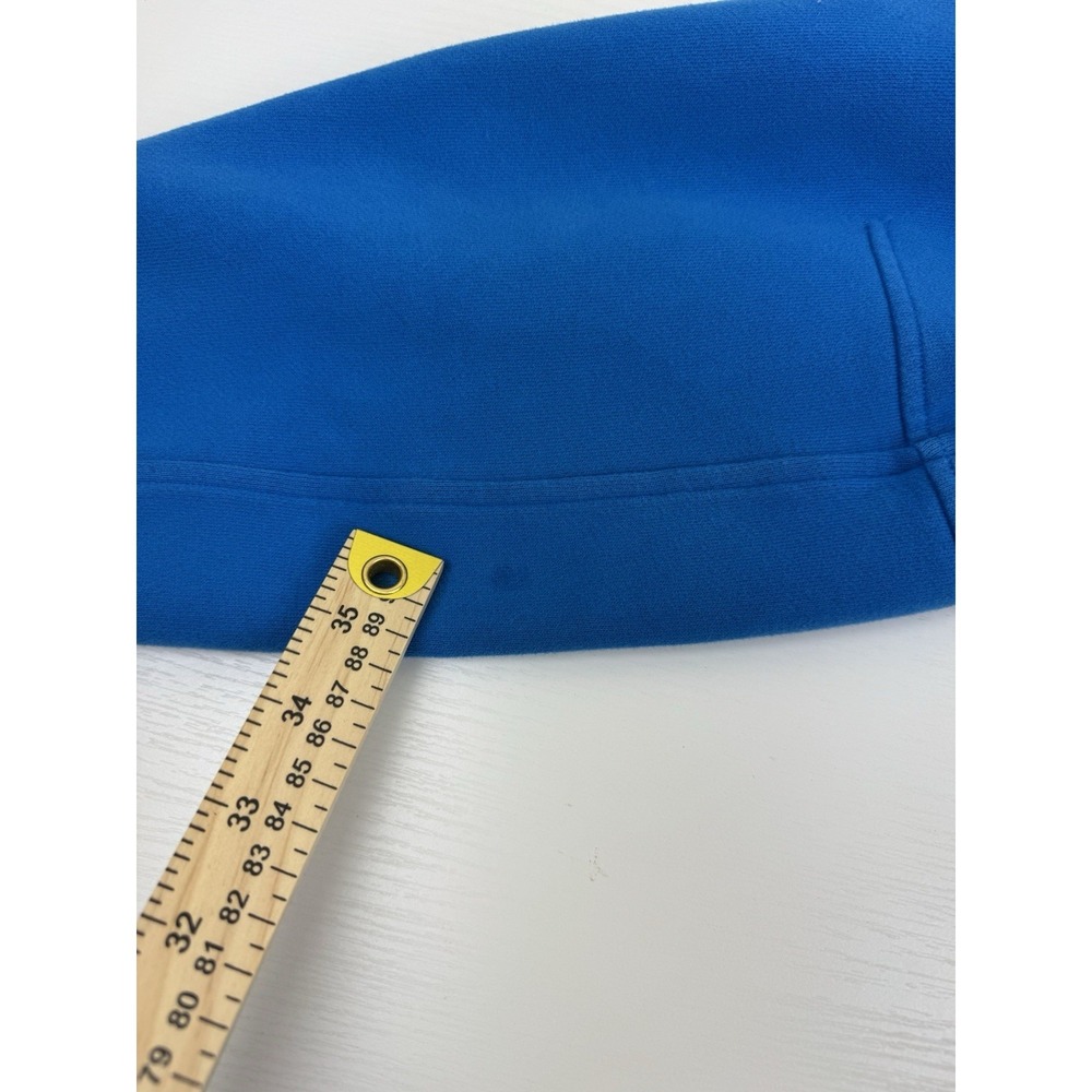 Lululemon Women's Scuba Oversized Half Zip Cropped Hoodie size XS/S Blue Aqua - Picture 10 of 10